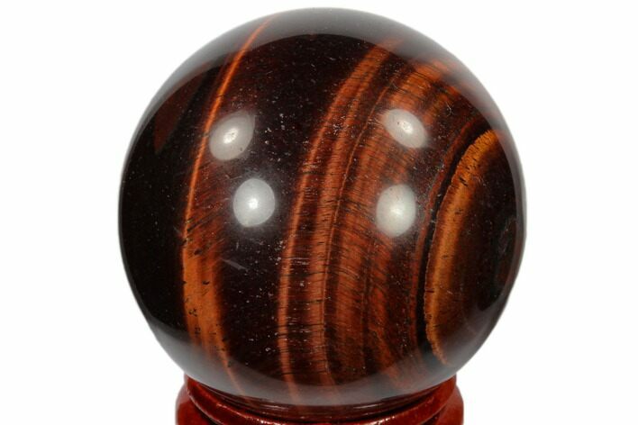 Polished Red Tiger's Eye Sphere - South Africa #116087